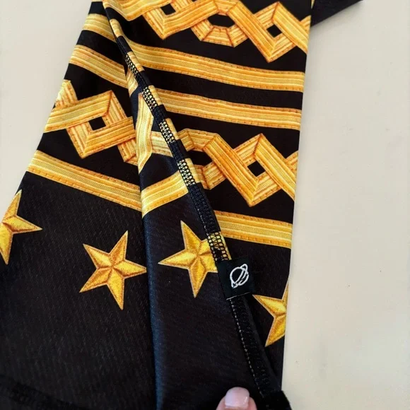 TEREZ•military anchor stars stripes black leggings small NWT - Picture 2 of 6